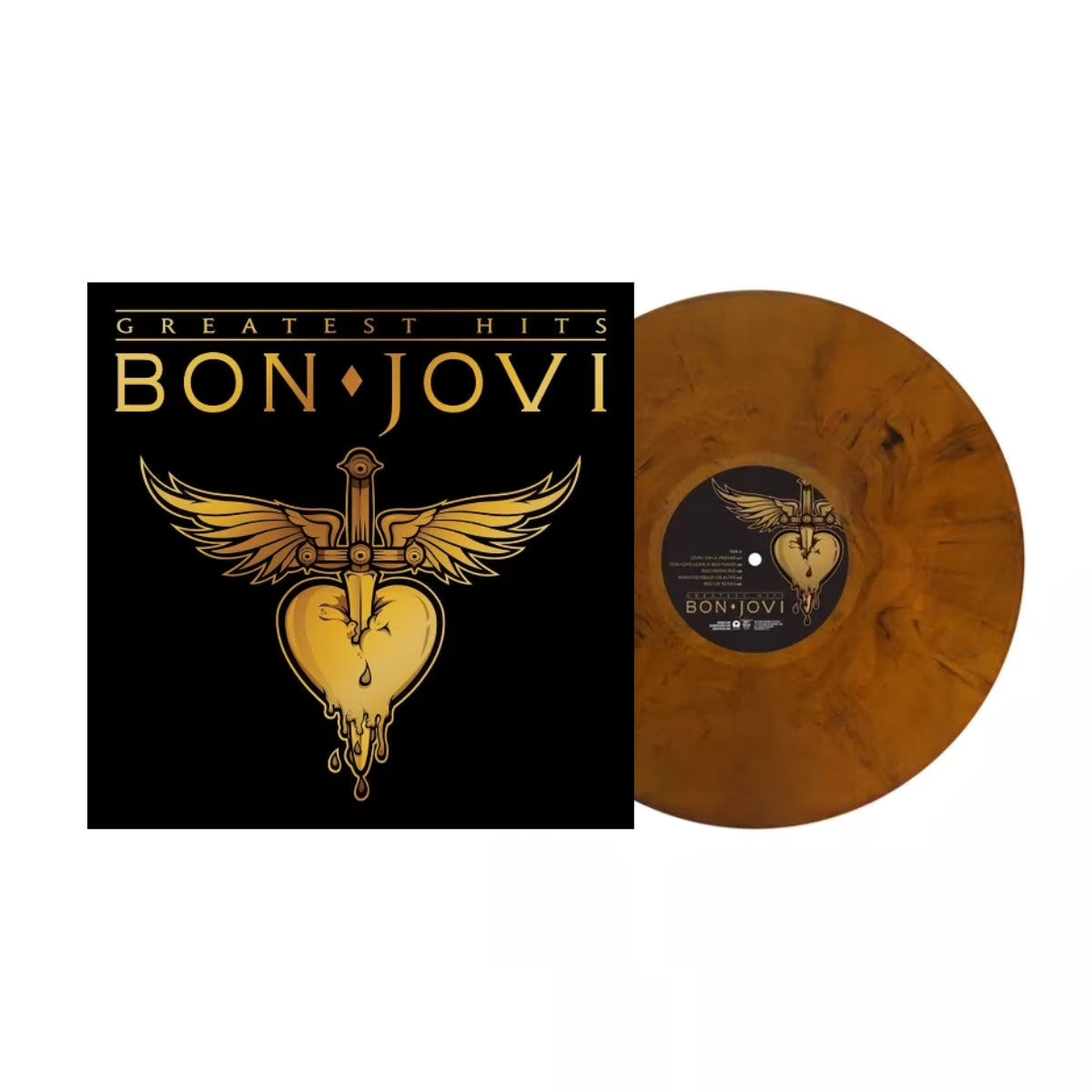 Bon Jovi - Greatest Hits- USA Exclusive Import -Brown Vinyl.