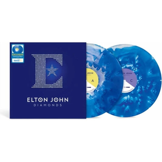 "Vinyl Record Title - Transatlantic Vinyl RecordsElton John - Diamonds - Blue Clouds Vinyl. USA IMPORTED VINYL.