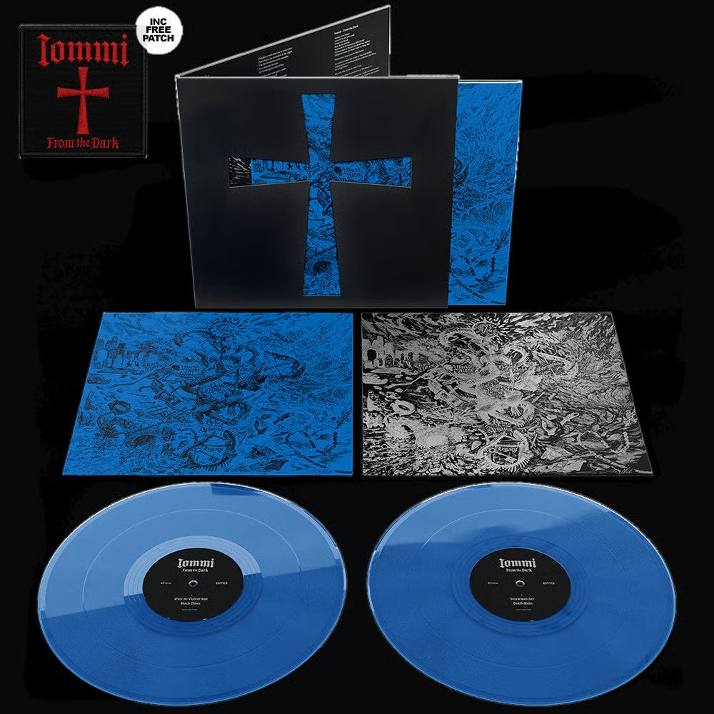 Tony Iommi The Dark Transparent Blue Double Vinyl
