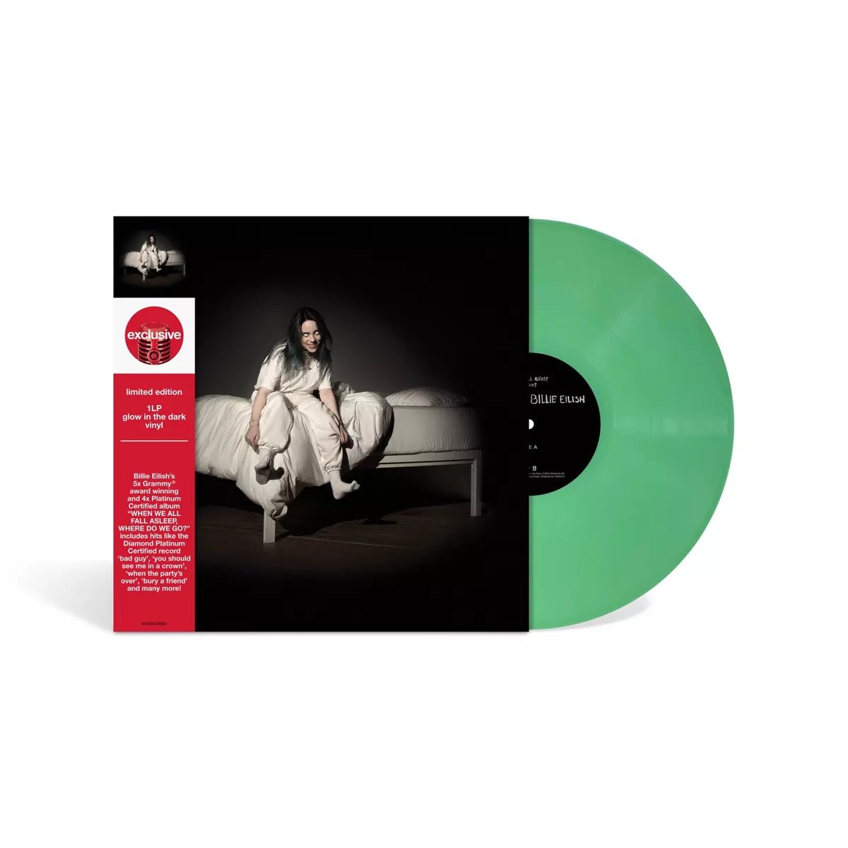 "Vinyl Record Title - Transatlantic Vinyl RecordsBillie Eilish - When we fall asleep, Where do we go? Exclusive, Glow in the Dark Vinyl