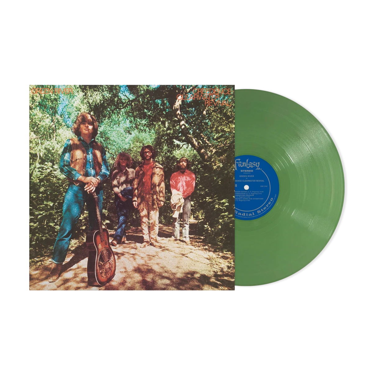 "Vinyl Record Title - Transatlantic Vinyl RecordsCreedence Clearwater Revival - Green River - Green Vinyl - USA Import.