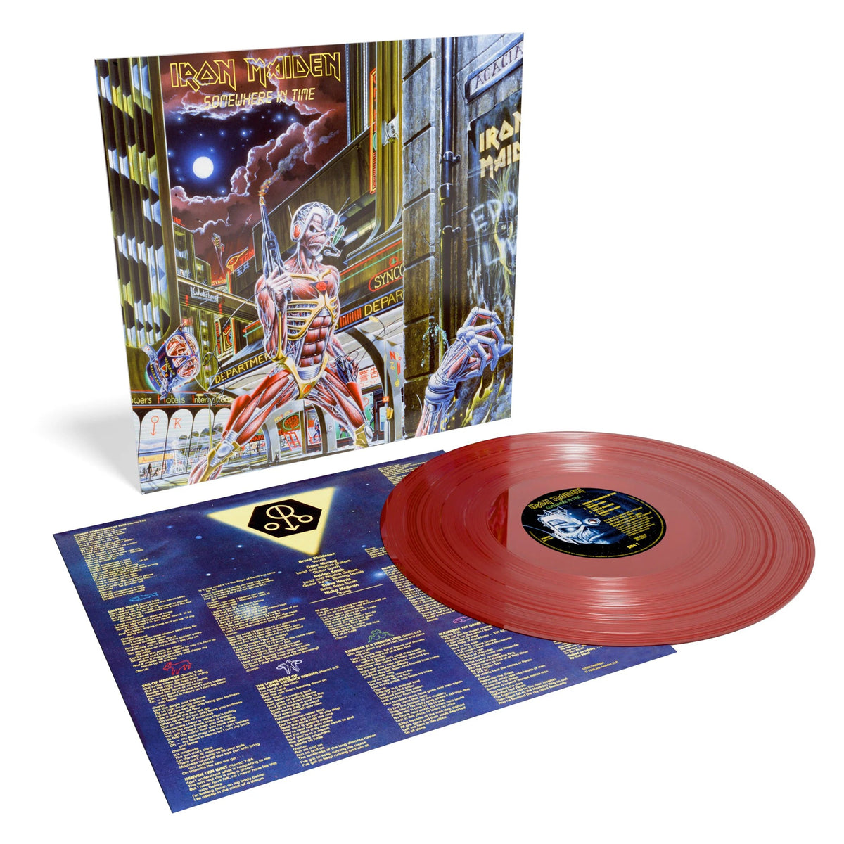 Iron Maiden- Somewhere In Time- USA Exclusive Vinyl-dark Red Vinyl.