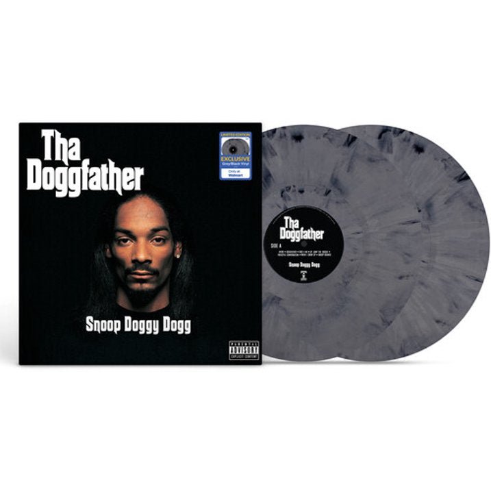 "Vinyl Record Title - Transatlantic Vinyl RecordsSnoop Doggy Dogg - Tha Doggfather - USA Exclusive Import Vinyl Record - Grey Black Wave Colored NEW