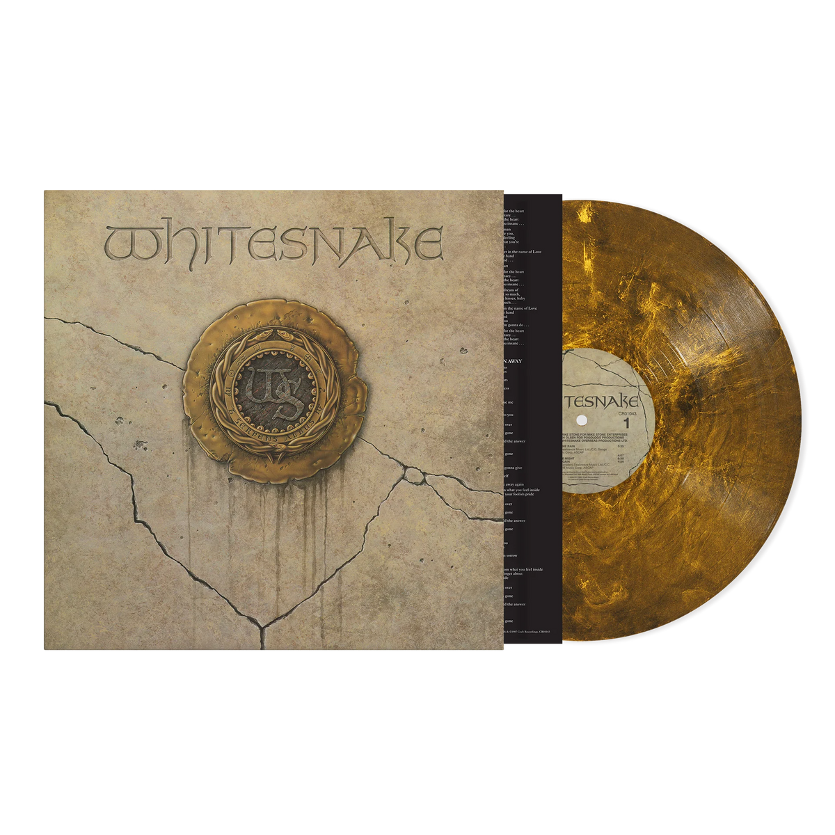 Whitesnake  Whitesnake (Exclusive - Gold Black Ice Vinyl-USA Exclusive