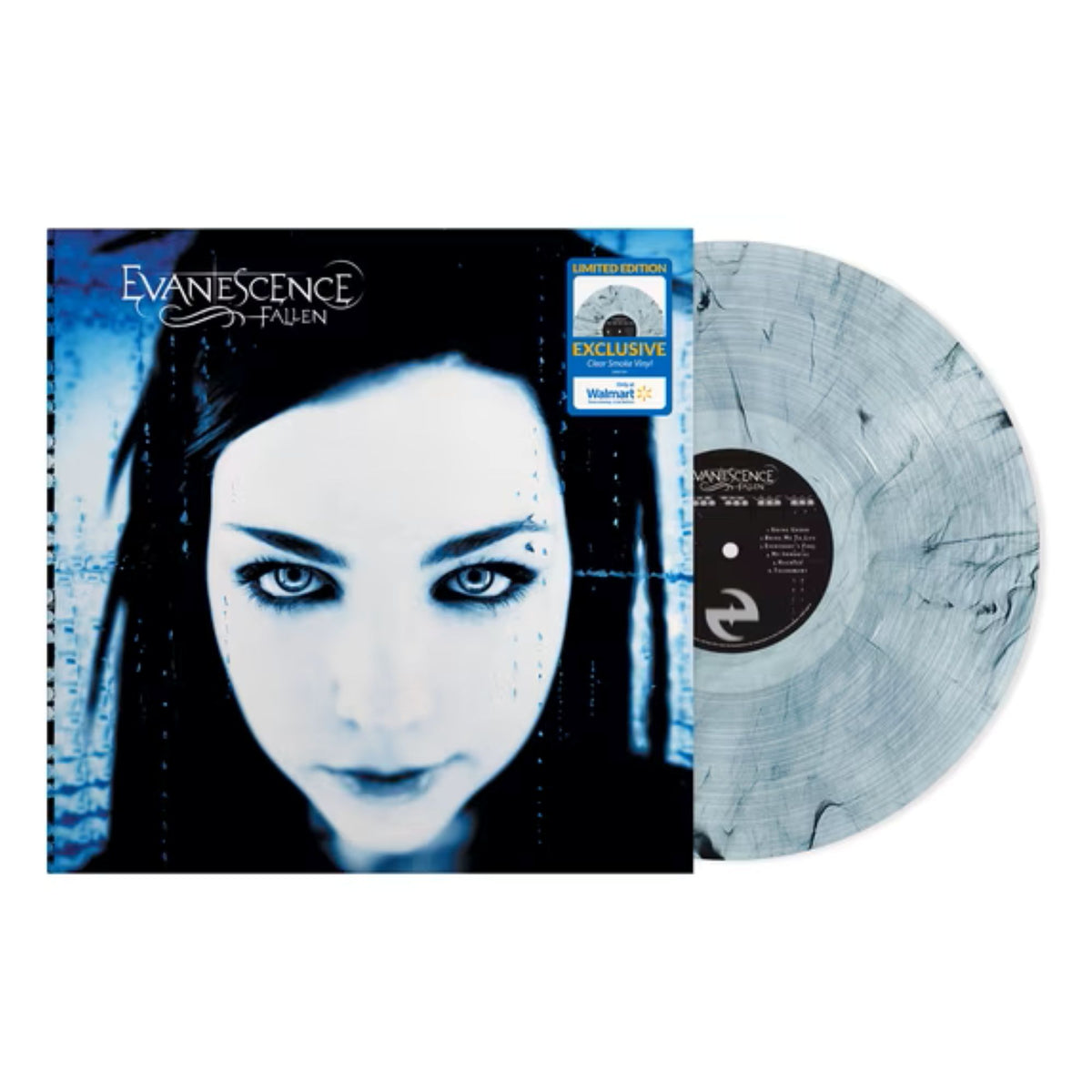 Evanscense- Fallen- USA Exclusive Vinyl Record-Blue-grey ish.
