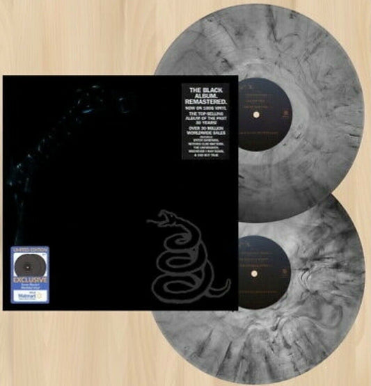 "Vinyl Record Title - Transatlantic Vinyl RecordsMetallica - Black Album - USA Exclusive Import Vinyl Record l - Smokey Colour Vinyl.