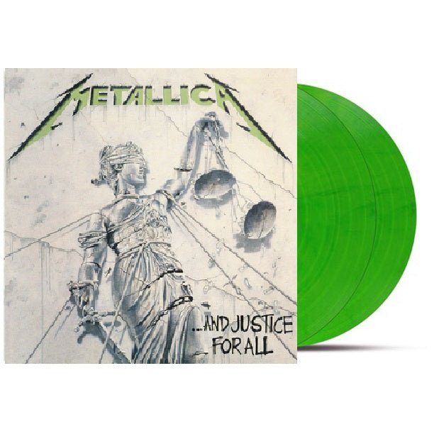 "Vinyl Record Title - Transatlantic Vinyl RecordsMetallica - Justice for all - USA Exclusive Import Vinyl Record - Green Vinyl - Gatefold.