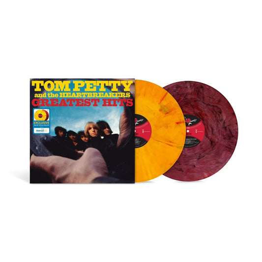 "Vinyl Record Title - Transatlantic Vinyl RecordsTom Petty & the Heartbreakers - Walmart Exclusive - Red and Gold swirls Vinyl.